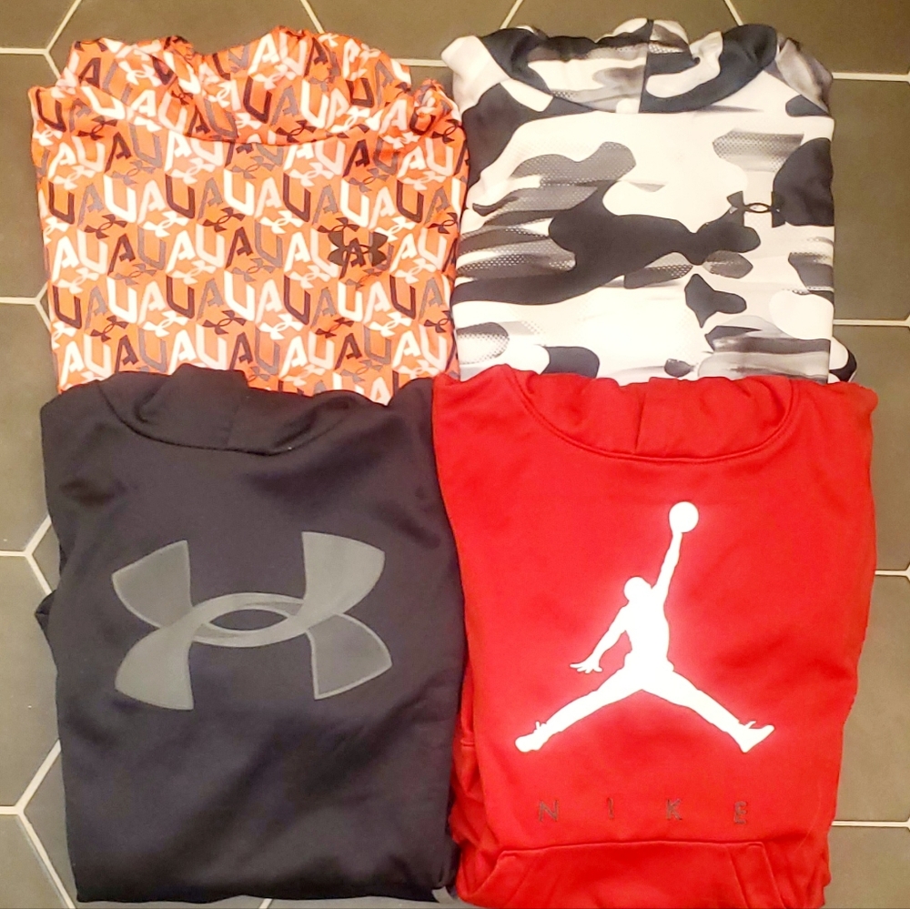 Under Armour and Nike Hoodie Sweatshirts Bundle